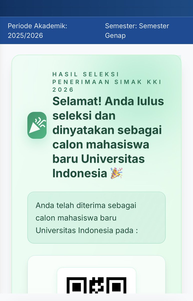 isa ft’ui kki 2026 alhamdulillah tweet media