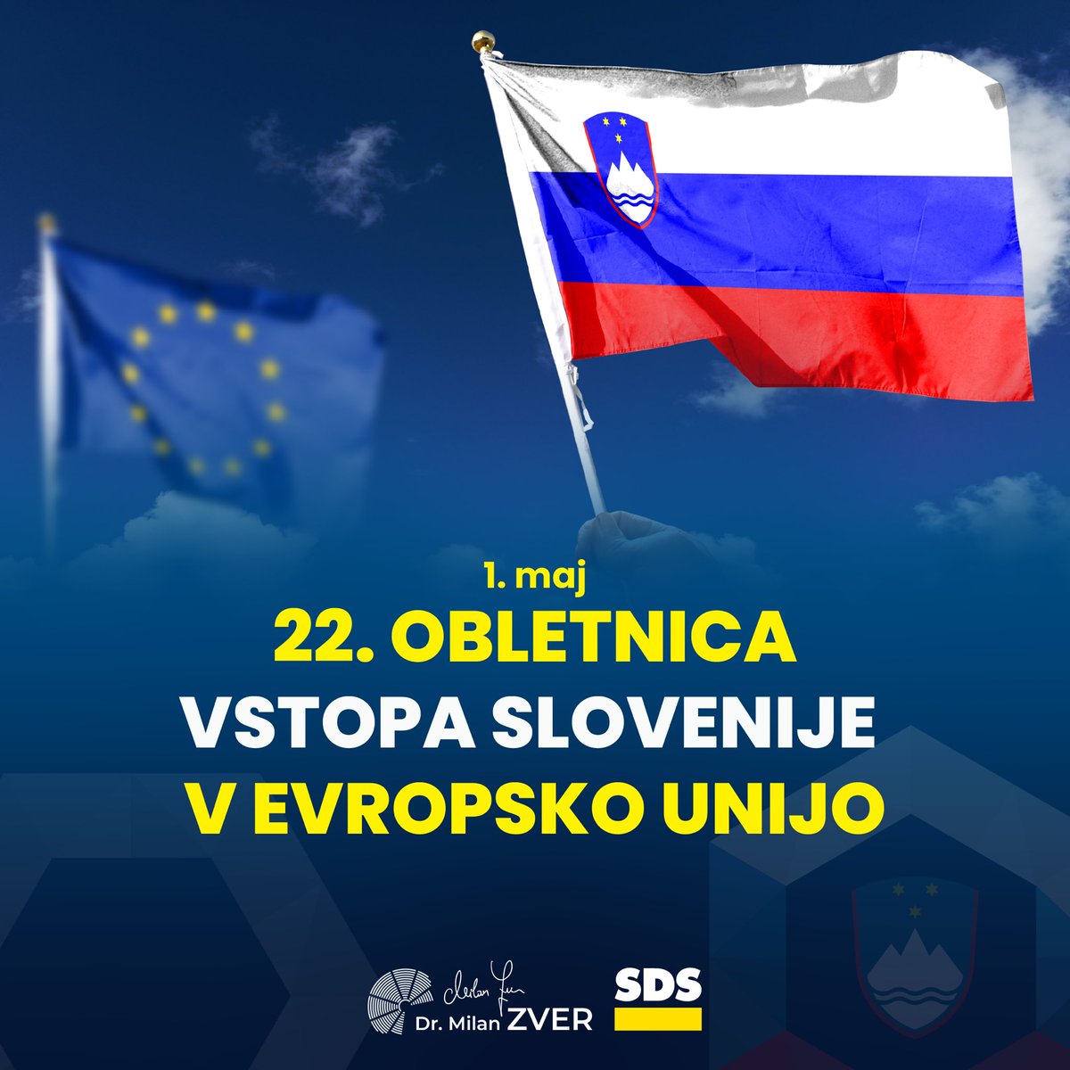Ob obletnici vstopa Slovenije v EU se spominjamo odločilnih trenutkov, ko smo se podali na evropsko pot. 🇸🇮🇪🇺
Po več kot dveh desetletjih znotraj EU, trenutno živimo v bistveno bolj zahtevnem in nepredvidljivem mednarodnem okolju kot tedaj. 🌍
Vojna v Ukrajini, zaostrene