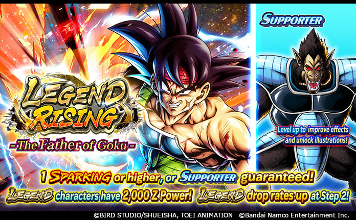 DB_Legends's tweet image. ◤￣￣￣￣￣￣￣￣￣￣◥
　Time is Running Out!
◣＿＿＿＿＿＿＿＿＿＿◢

LEGEND Bardock has joined the fight!✨

For this first run only, Bardock is guaranteed on the 500th drop if not obtained yet!🔥

#DBLegends
#DragonBall