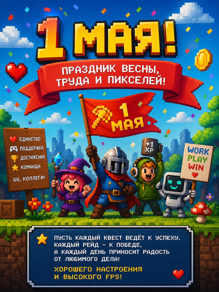 Dante2M's tweet photo. С праздником, товарищи геймеры! https://t.co/Nmakcoc5Gw