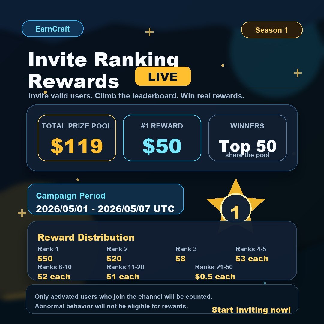 EarnCraft tweet media