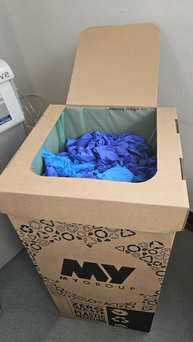 MRCcmm's tweet photo. We are proud to hold Gold LEAF accreditation for running a sustainable lab. We use 1000s of gloves &amp; we are working with @myrefactory to ensure that our gloves get a 2nd life. They will be recycled into low-carbon building materials and even works of art! 

#Earthmonth https://t.co/v1XIgyrSHR