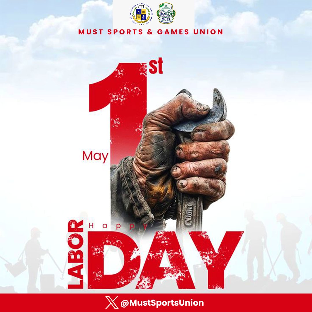 MustSportsUnion's tweet photo. Today we honor the backbone of our society. Happy Labor Day to the hardworking individuals who build, create, and keep our world moving forward. Your dedication and grit never go unnoticed! 🛠️💪 https://t.co/CePwGpwjh4