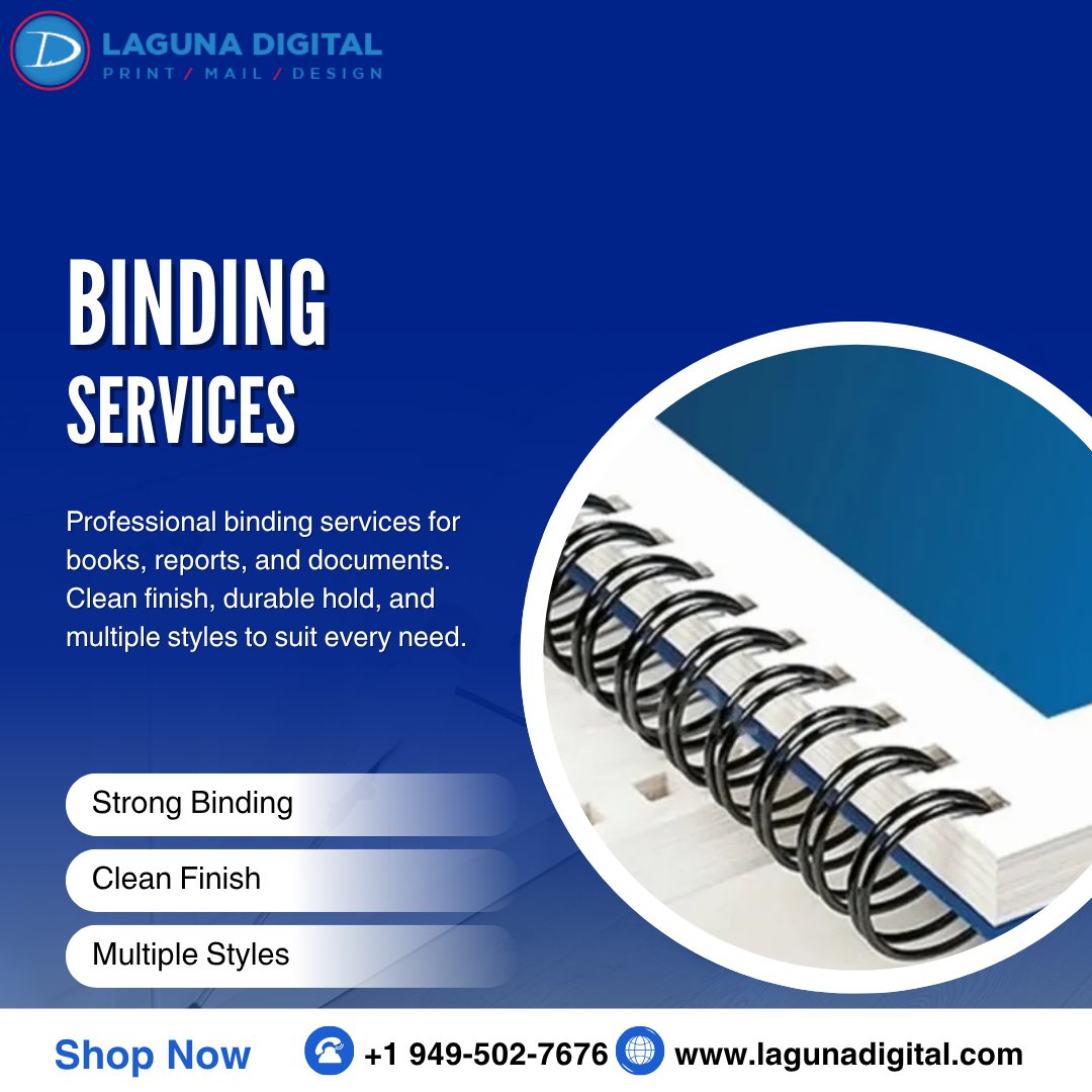 lagunadigitals's tweet image. Laguna Digital offers reliable binding services for reports, books, and documents. Clean finish, strong hold, and professional results every time.

#BindingServices #LagunaDigital #PrintingSolutions
