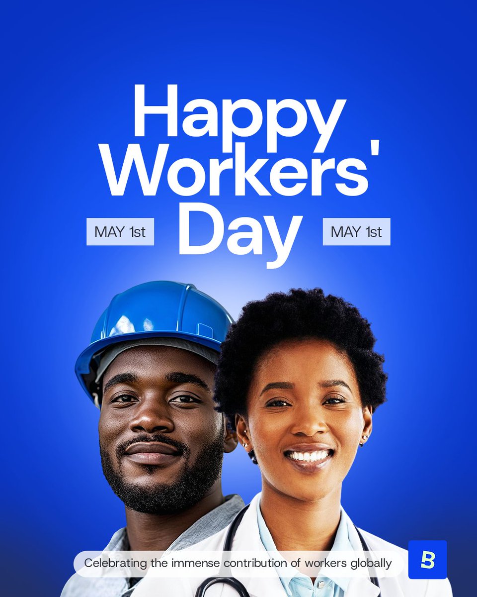 boldswitch_pay's tweet photo. Happy Workers' Day to every hand that shows up, every single day. 🙌🏾
You keep the world moving!  💙

#HappyWorkersDays #Boldswitch #GlobalPayments #Workers https://t.co/bqyHejihm9