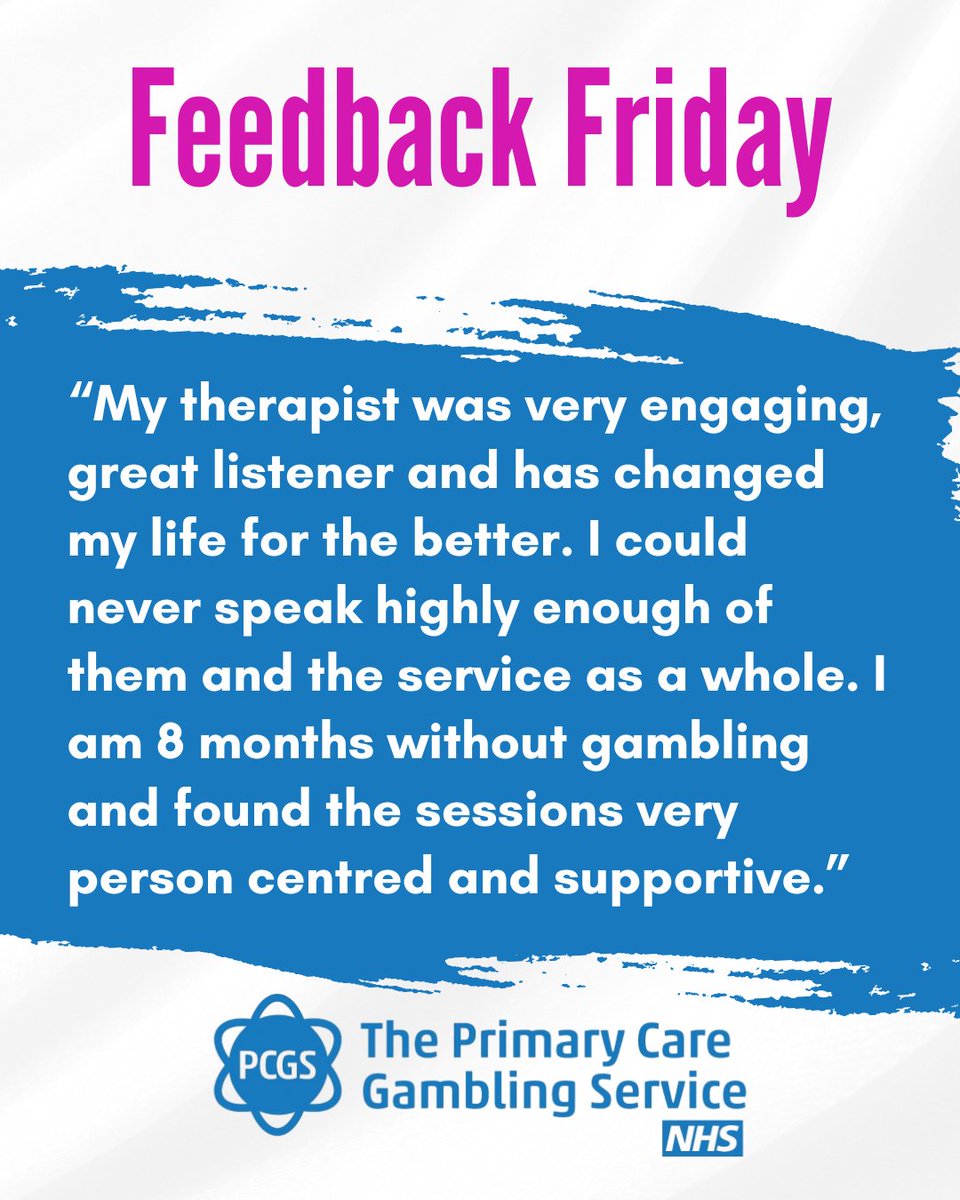 NHS Primary Care Gambling Service tweet media