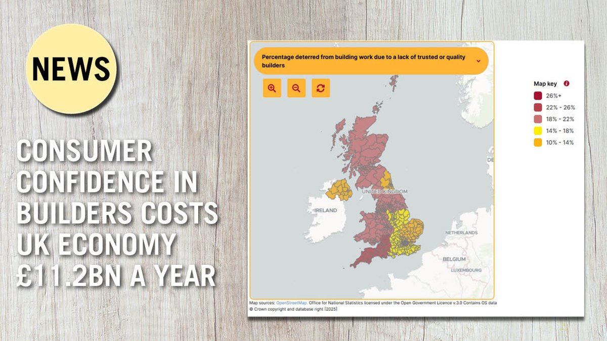 the_selfbuilder's tweet image. Consumer confidence in builders is impacting the UK economy, costing £11.2bn a year! Discover more about this critical issue here: sbhonline.co.uk/news/consumer-… #UKEconomy #Construction 🏗️💰 @fmbuilders