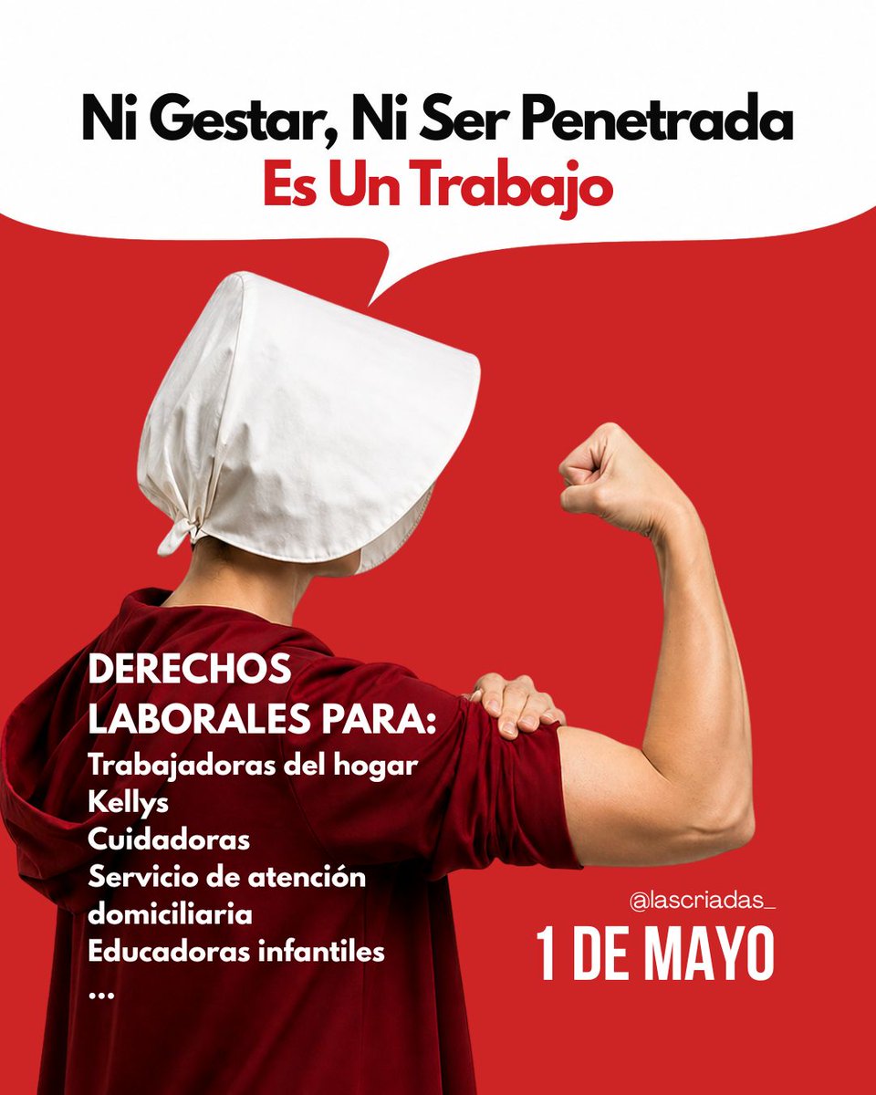 El #1DeMayo conviene recordar que las mujeres sufrimos:

-Mayor temporalidad
-Mayor frecuencia de trabajo a tiempo parcial
-El 84% de las reducciones de jornada son de mujeres
-Los sectores feminizados cobran hasta un 24 % menos
-La brecha salarial aún es del 15,74%