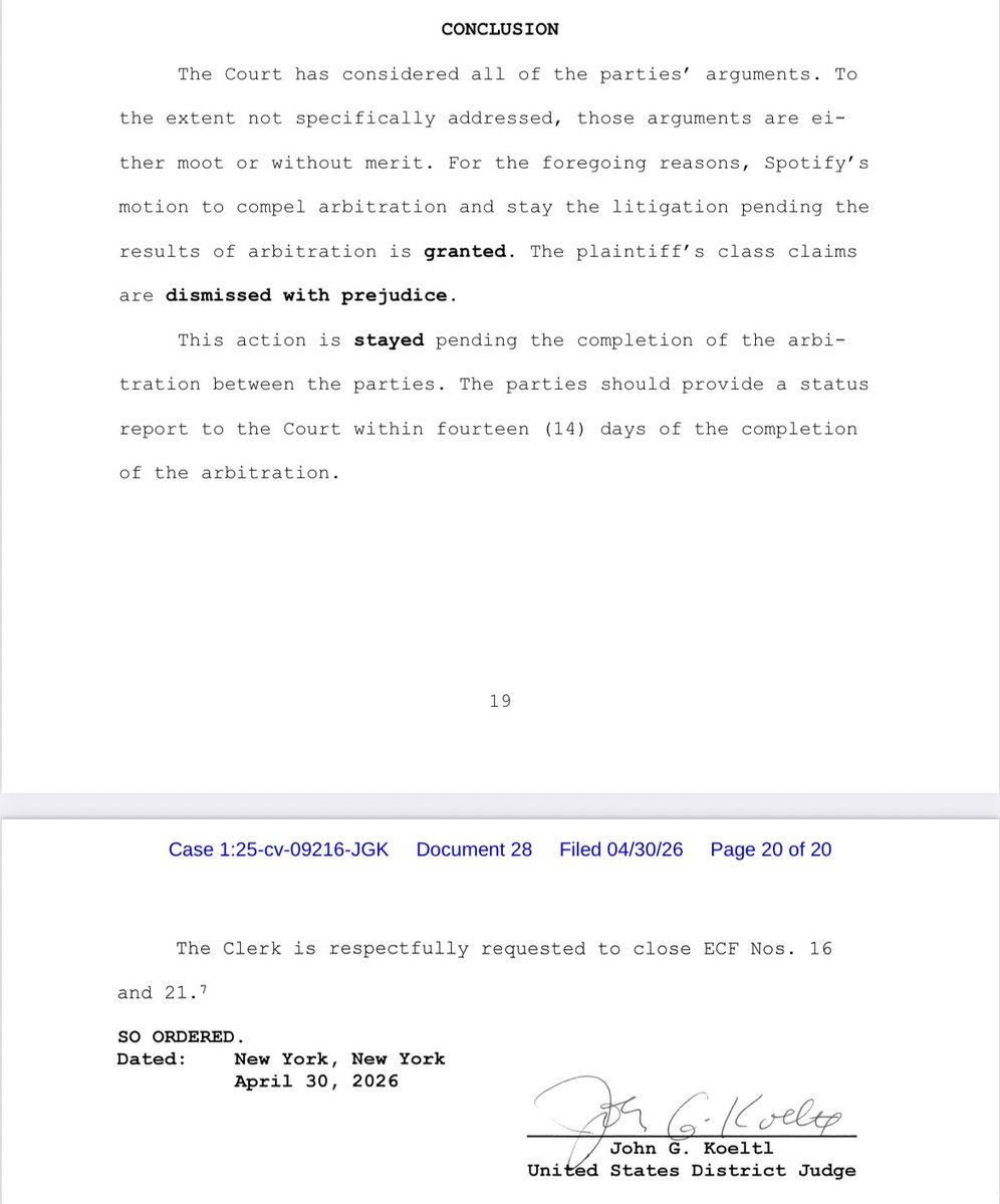 The OVO Docket tweet media