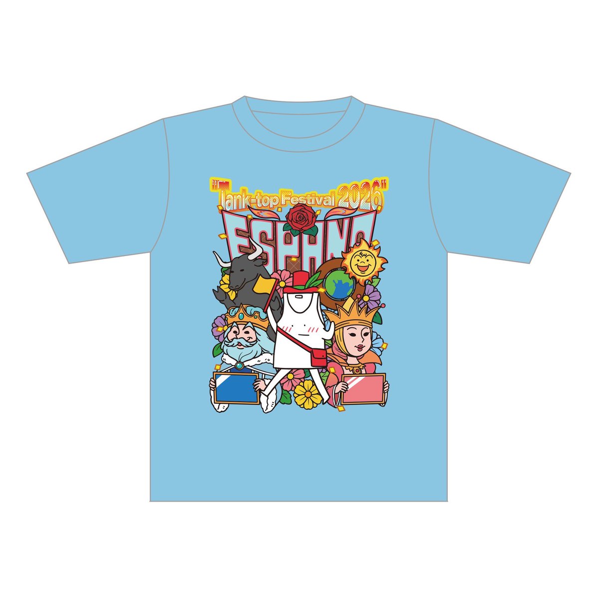 🇪🇸グッズ情報①🇪🇸 Tank-top Festival 2026 Tシャツ （パレードを