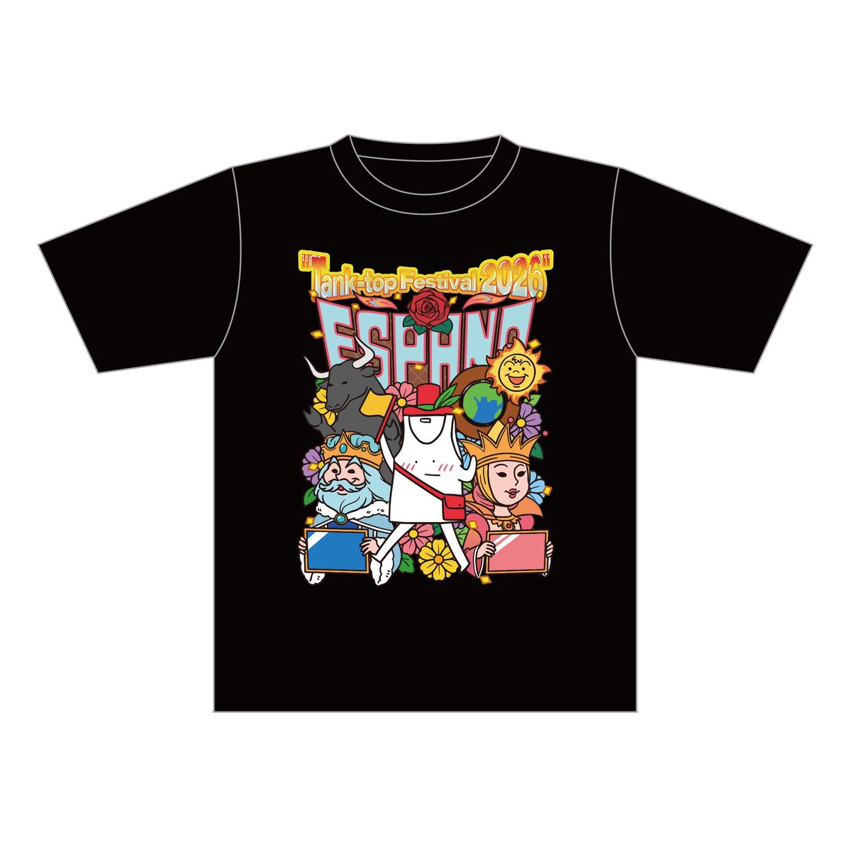 🇪🇸グッズ情報①🇪🇸 Tank-top Festival 2026 Tシャツ （パレードを