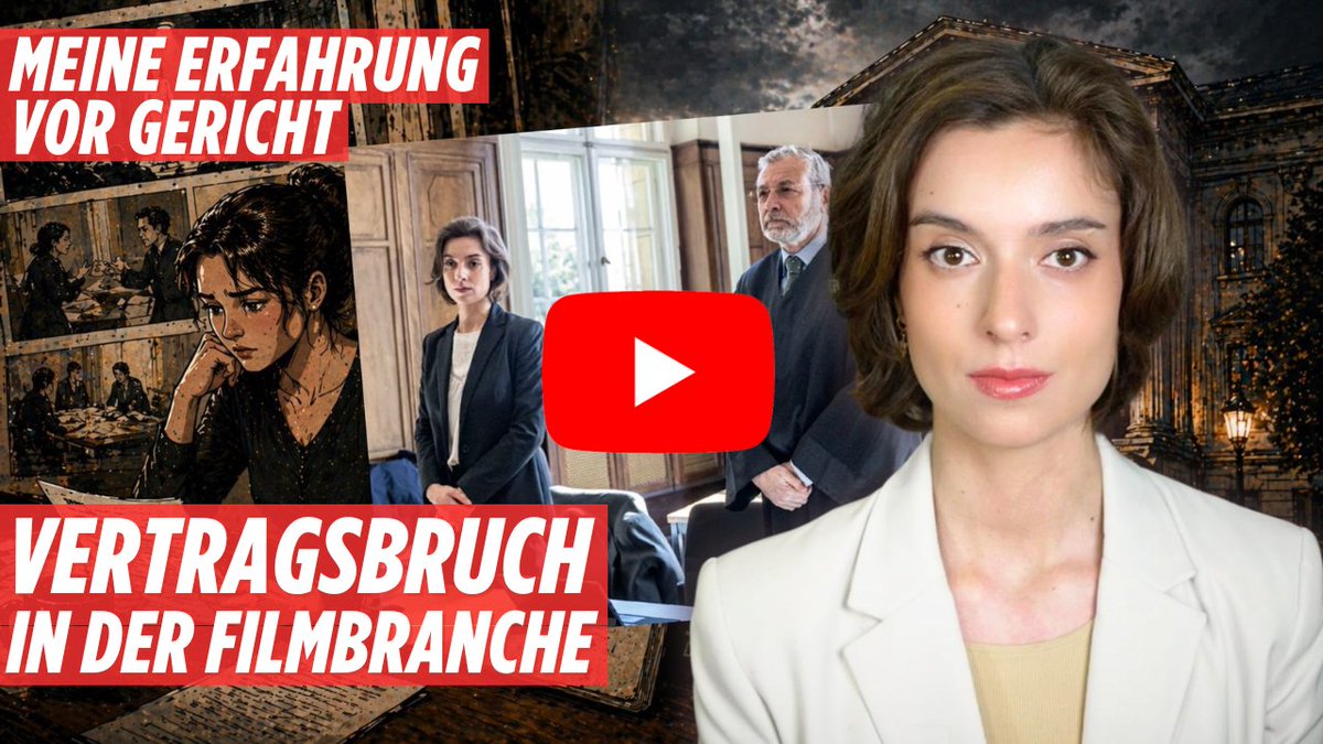 SarahMSander's tweet image. Seit fast fünf Monaten kämpfe ich vor Gericht gegen eine Berliner Filmproduktion. Jetzt sieht es so aus, als könnte ich verlieren. Was in dieser Zeit passiert ist, erzähle ich in meinem neuen Video ⬇️
youtube.com/watch?v=W_82SX…