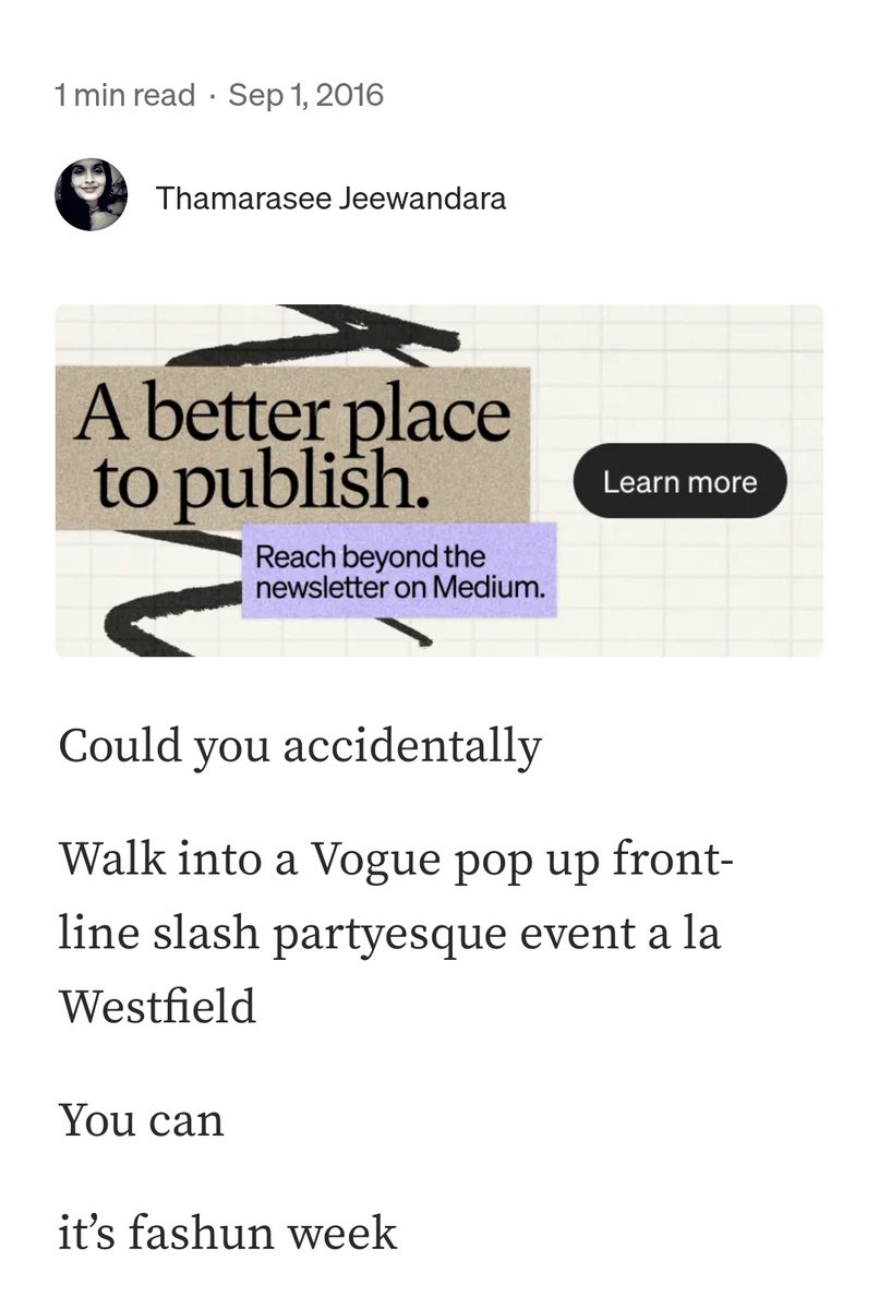 Jeew333T's tweet image. History doth prove that I do like a Vogue pop-up Cafè. It's amusing. "Is there some reason my matcha latte isn't here? Has she gone to Japan to source the ceremonial leaves?"🍵 #satire, #archive, #caffeine vogue.com/article/vogue-…