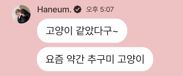 늠냥이 인정하셨다네요