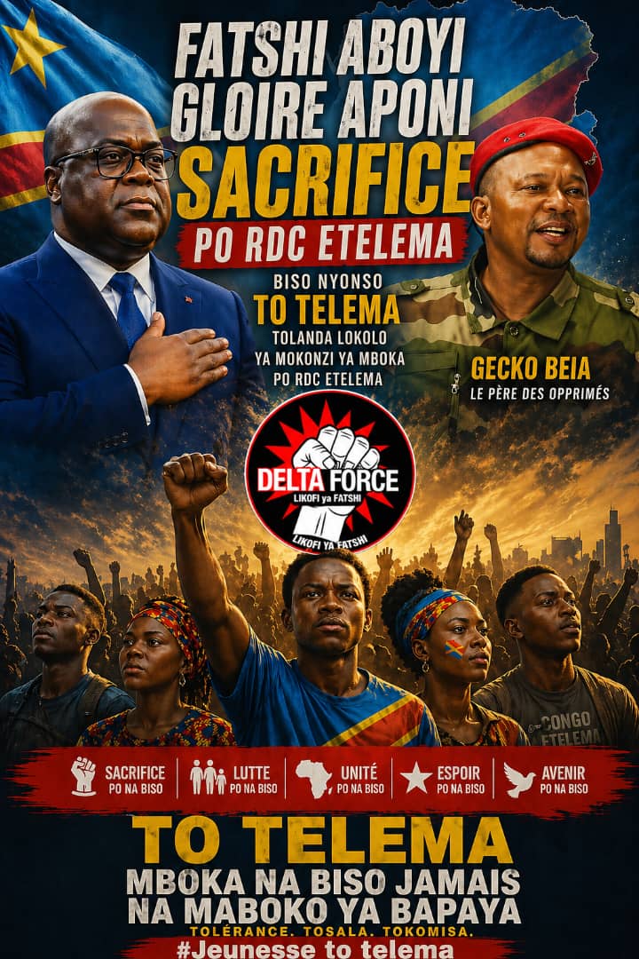 mbuyiAriel46623's tweet photo. BALABALA ELOBI.
Le peuple parle, et son message est sans ambiguïté : avancer avec responsabilité, construire avec détermination et s’unir autour d’une vision commune.
Dans cette dynamique impulsée par Félix Tshisekedi, chaque acteur engagé compte 
@Arnotbigus1 @Kazambamerdi https://t.co/PzPIDPO4q2