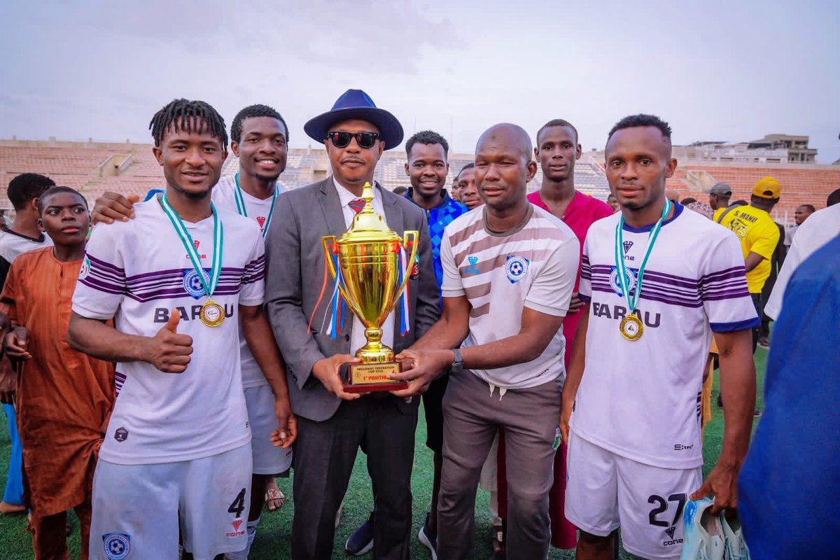 BrahamTrials's tweet photo. Huge congratulations to Ebuka Nwokorie and Barau Football Club for clinching the 2026 Kano FA Federation Cup! 👑⚽️

Hard work, grit, and pure talent on display. It’s been an incredible journey watching this team fight for the top spot. https://t.co/EUmJ7883Ty