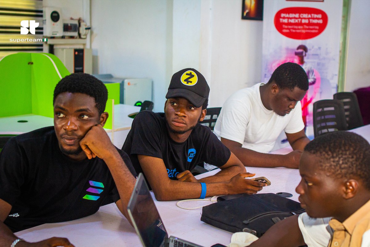 sirbarna's tweet photo. We were live yesterday for the Solana Ecosystem Call with the @SolBrothersPod  in Beks City.

We got current updates on what is happening across the ecosystem. 

@airbillspay, got spotlighted on the call. @FinnaHQ  was live and represented by @mhetHQ , gave out free merch, and shared details on their ongoing $1,000 campaign at FUNAAB.  Founders from our local community were present in person. @adeolalasisi6 @mhetHQ @SeunbayoNg 

The energy in the room was amazing. People who care about the same things, in the same city, showing up together.

Thank you @SuperteamNG