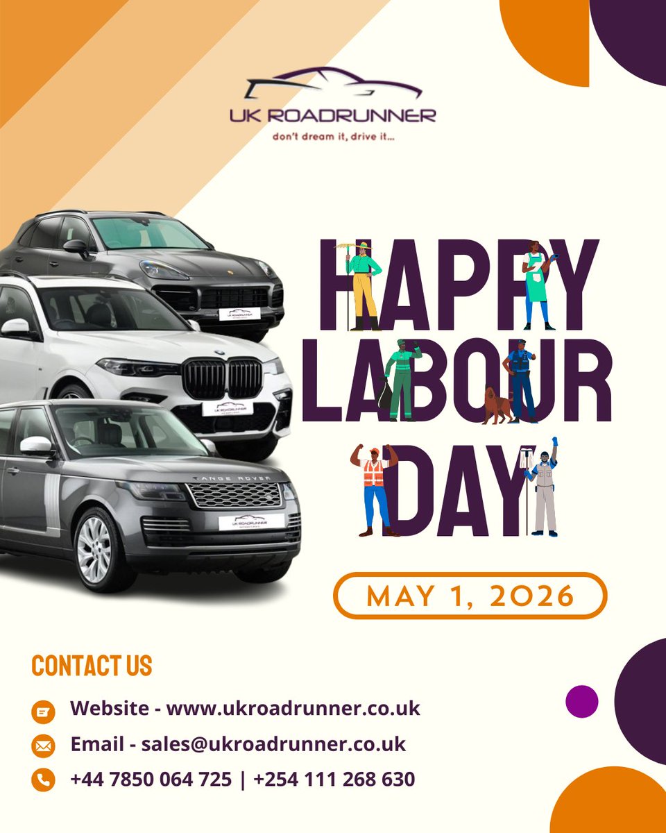 UKRoadrunner1's tweet photo. Behind every delivery, every shipment, and every milestone, there’s hard work.

Today, we celebrate the people who keep things moving.

Happy Labour Day from UK RoadRunner. https://t.co/HS4LPf2rI8