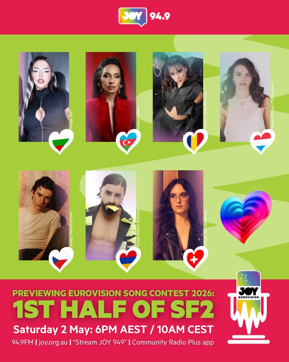 #JOYEurovision 🇦🇺🏳️‍🌈 tweet media