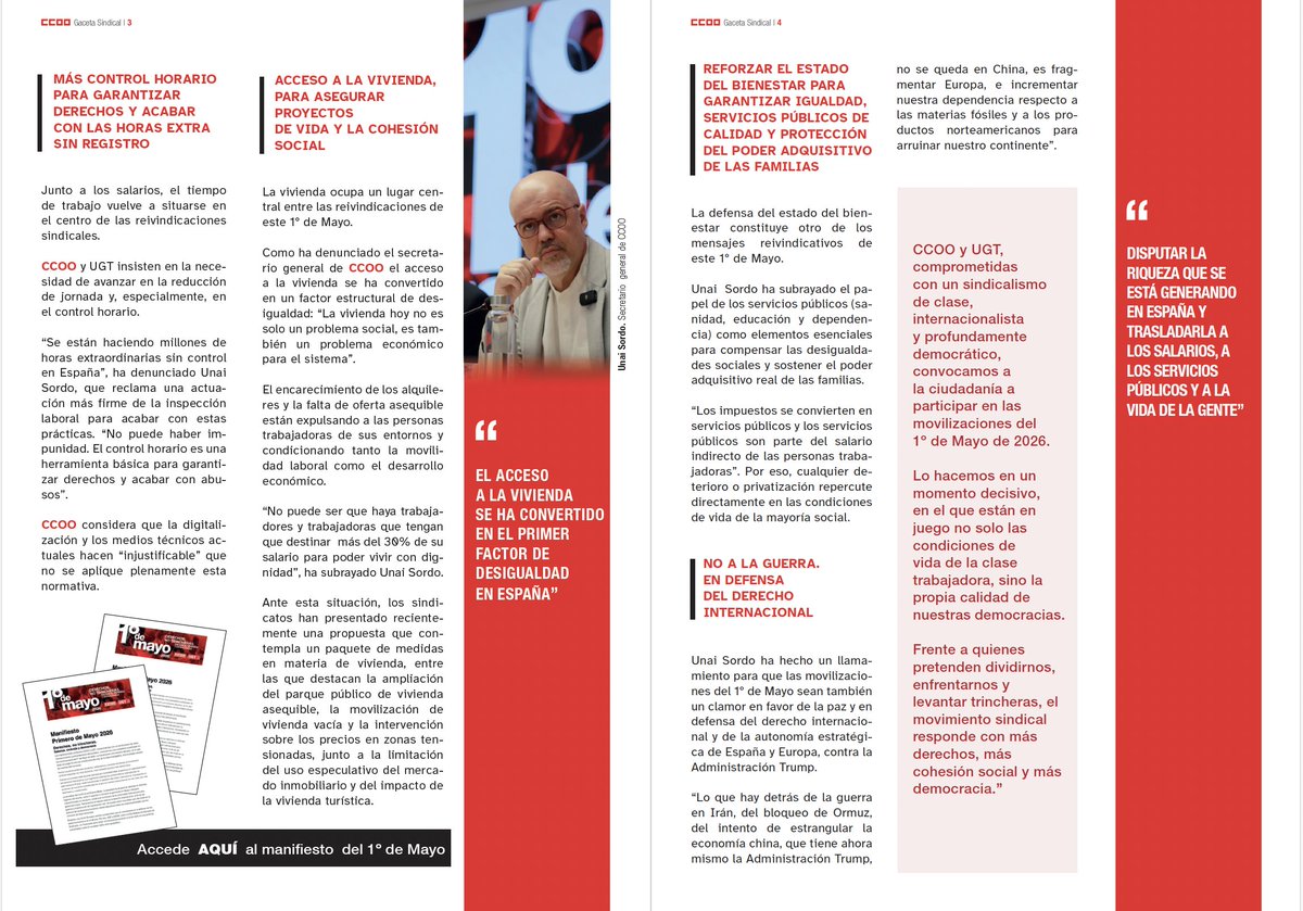Comisiones Obreras tweet media