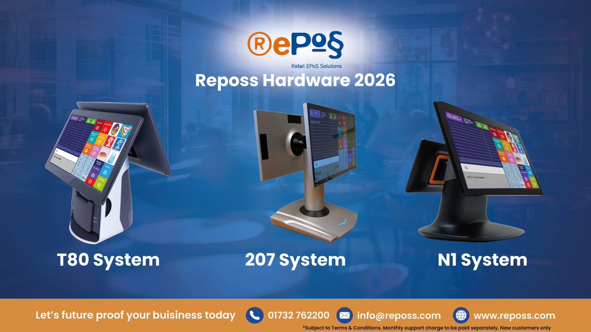 Reposs's tweet image. Upgrade your Reposs Hardware today. Call us on 01732 762200 to discuss the latest upgrade offers. #epos #upgrade #windows11