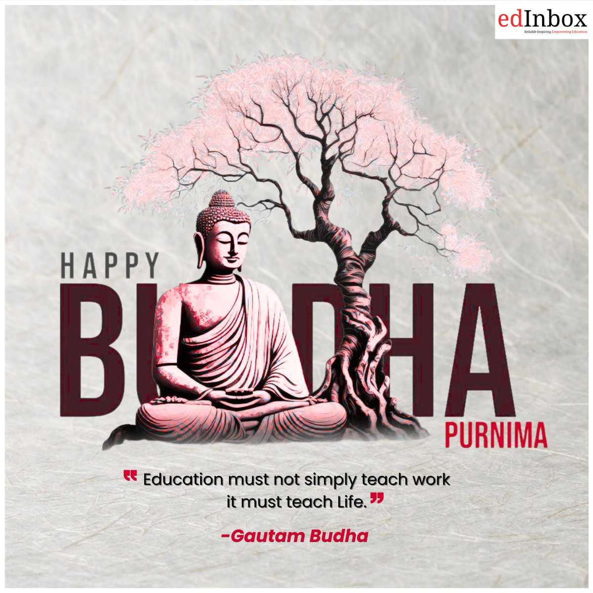 edInboxMedia's tweet photo. On the occasion of Buddha Purnima, a reminder that education is not just about learning how to work, but about understanding how to live—with awareness, compassion, and balance.

#BuddhaPurnima #Education #LifeLessons #edinbox #trendingpost  #GautamBuddha https://t.co/n2LuCA09af