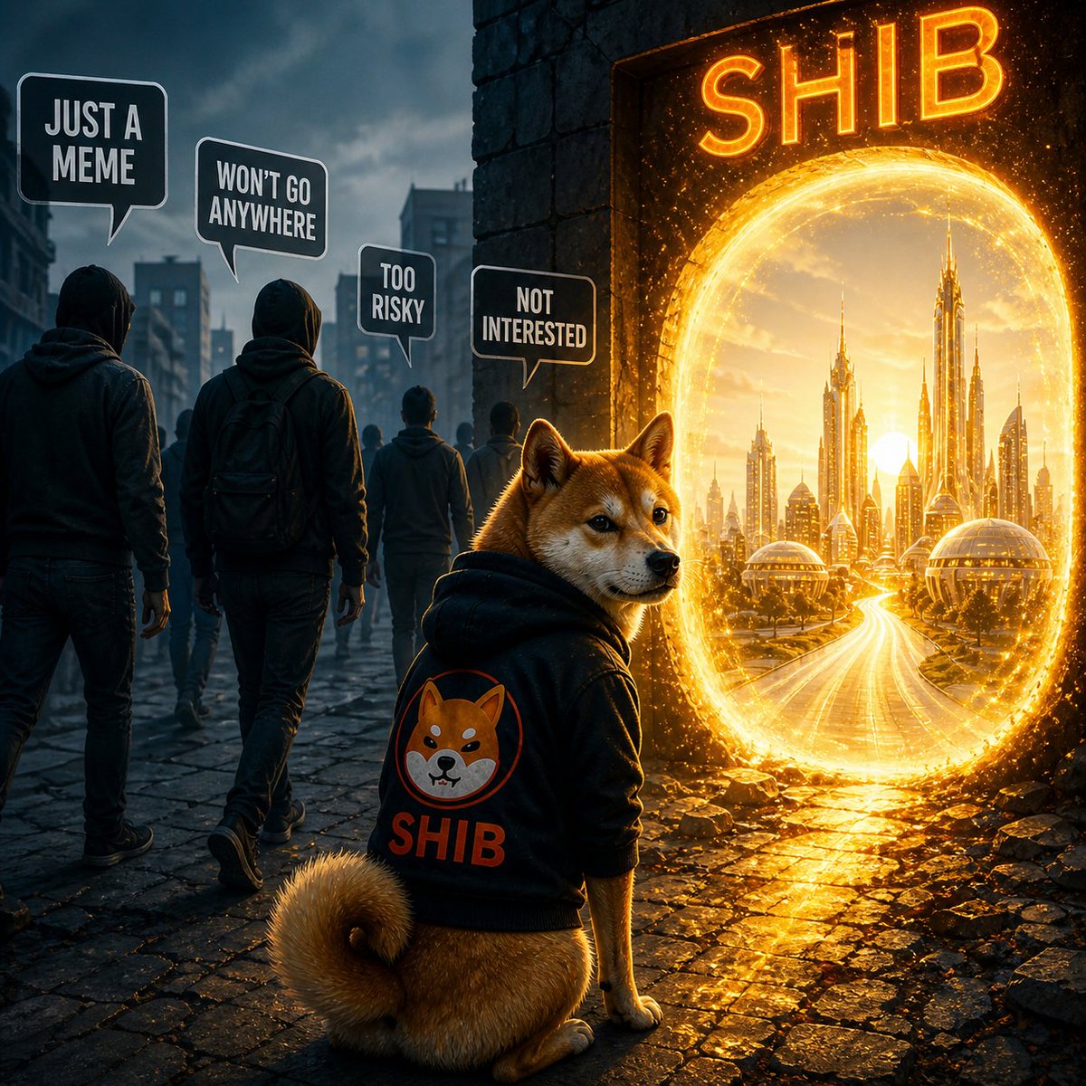 Shibariumgem's tweet image. Everyone ignored SHIB once… 👀

Not happening again 🚀🔥

#SHIB #Crypto