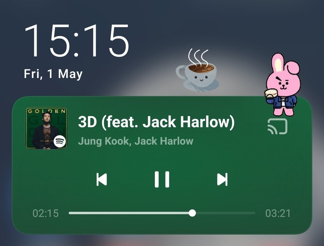 LidiaTan75's tweet image. 👋 Hi, I'm Listening 🎧 #3D by #JUNGKOOK from his Album 📀 "GOLDEN" on Spotify!💚

🔗 open.spotify.com/track/6xGr4tVz…

PLEASE KEEP SUPPORTING JUNGKOOK'S MUSIC 🎶 🫶 
#JungKook_GOLDEN #JUNGKOOK #정국 🔥