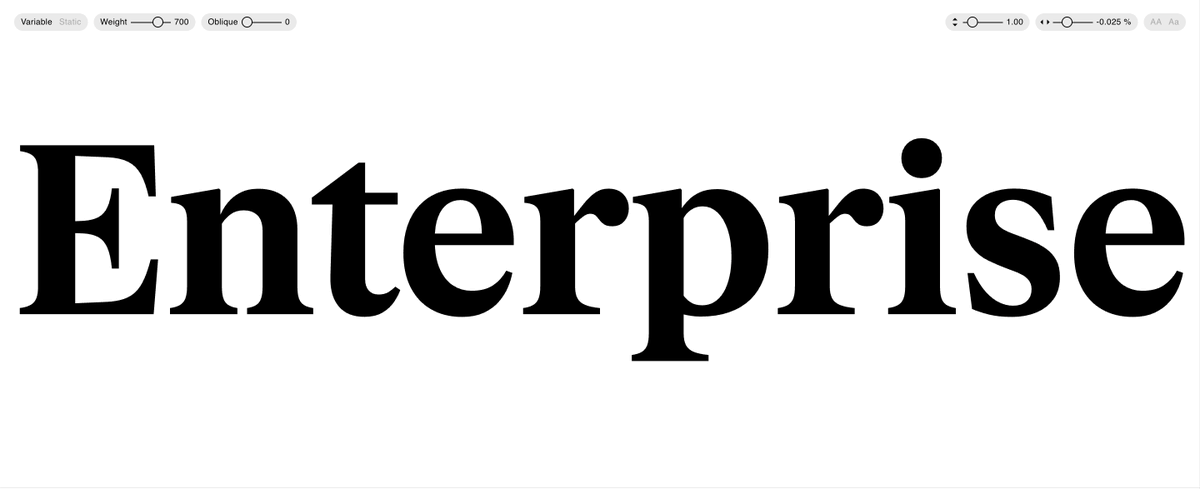 bram_naus's tweet image. Since a lot of you were following my post on friendly editorial serifs, I’ll share the ones I found.

• Serrif
• Lanterne
• FK Roman
• Mapamond

Links below.