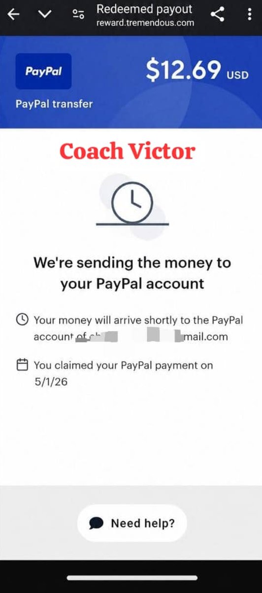 Coachwisdom3220's tweet image. Happy New month from #timebucks #survey
consistency indeed pays off

I made this in one week, 
I would have made it in 4 days but my schedule was very tight this week

that's what I love about #survey
no selling
no referral
no task