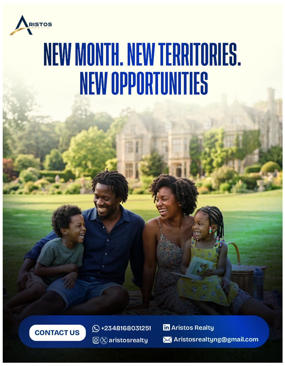 AristosRealty's tweet photo. May is here and so are new opportunities in Fidiwo &amp; Kobape, Ogun State!

What you see today is not what it will be in 3–5 years. Smart investors don’t wait for development, they position ahead of it.

Early access. Pre-launch advantage. Limited slots. https://t.co/wYg0P9xPL6