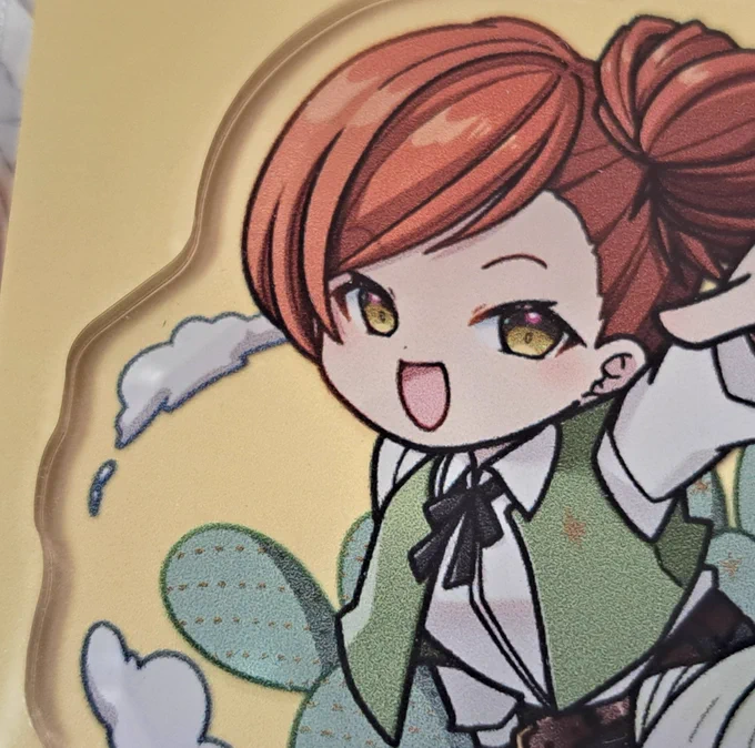 明日さぼてん村イラスト展初日の在廊に合わせて一時BOOTH閉じます。直筆明日持って行くかは現在検討中ですが、通販でお迎え悩み中方いらしたらご注意ください 明日さぼてん村アクスタはあるけどメイドさんアクスタはありません