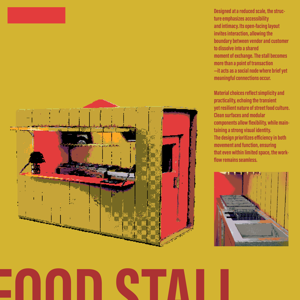 _SEVENFOUR_74's tweet image. Popup-Stall/counter/rest area. 

#b3d #blender #3d #stylized