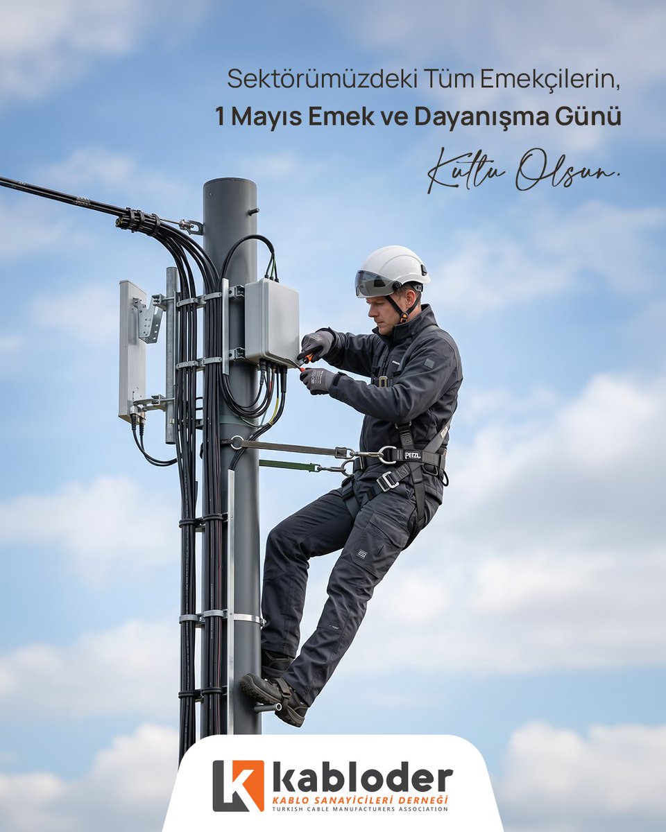 kabloder's tweet photo. Sektörümüzdeki Tüm Emekçilerin, 1 Mayıs Emek ve Dayanışma Günü Kutlu Olsun. #1mayısemekvedayanışmagünü #kabloder #kablosanayicileriderneği https://t.co/OKfRyg3qCY