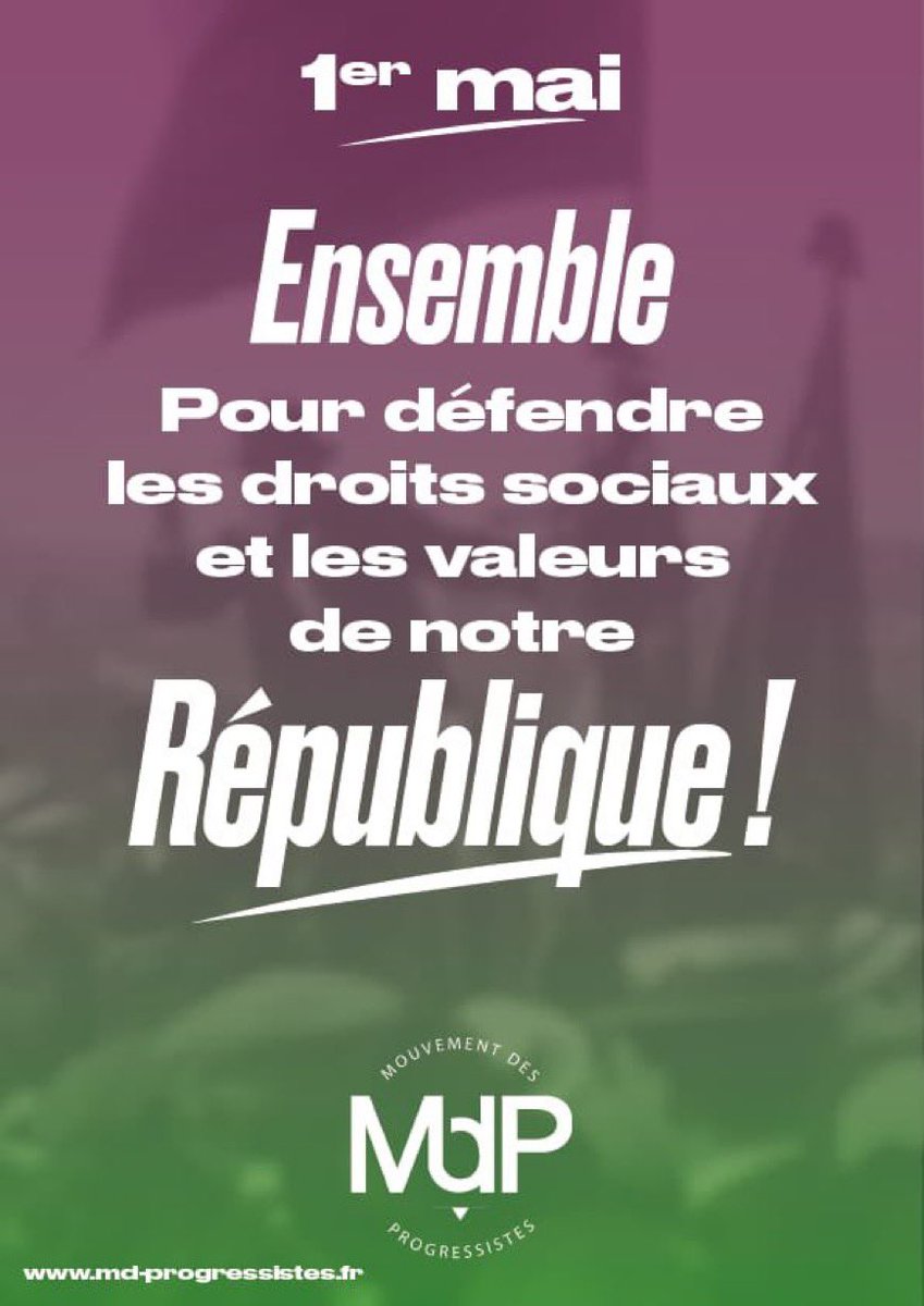 Fr_Bechieau's tweet image. Un #1erMai combattif pour l’#Emploi, le #PouvoirdAchat, les #Retraites, la #JusticeSociale, la #Solidarité, l’#Ecologie et le #Climat ! Et pour la #Paix ! Bonne fête à toutes et tous, travailleuses et travailleurs du monde entier ! #1erMai2026 @MdpMouvement  🕊️🕊️🕊️