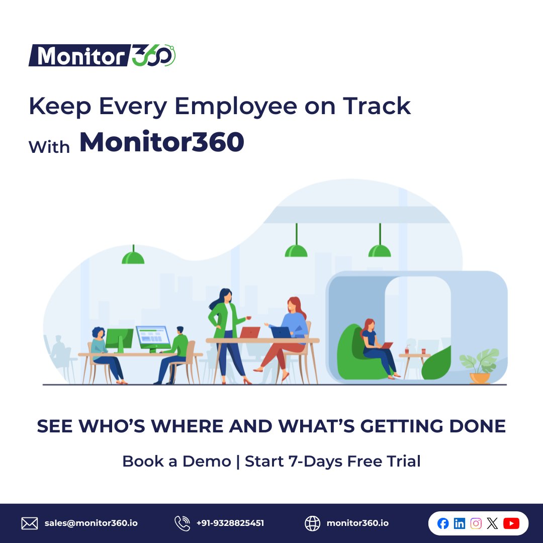 Monitor360io's tweet image. Still asking, "What's the status?”

Get a clear view of your team’s work without regular follow-ups.

Monitor360 helps you stay in control, every day.

👉 See it in action: monitor360.io

#WorkplaceVisibility #TeamManagement #ProductivityTools #Monitor360