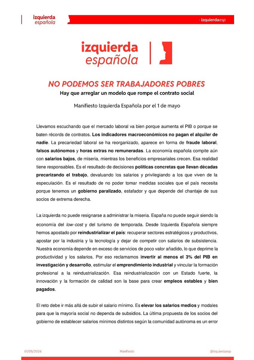 Izquierda Española tweet media