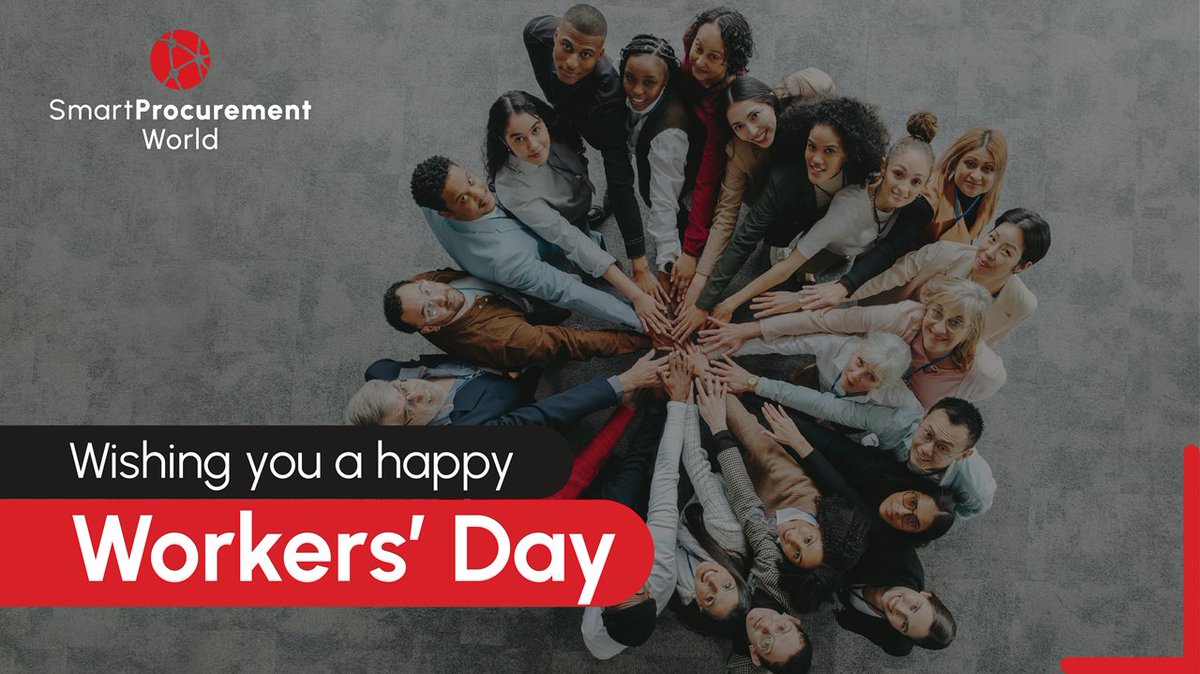 SmartProcure's tweet photo. Happy Workers’ Day! 🎉

Celebrating procurement pros, the problem solvers, budget protectors, and deadline jugglers who keep everything moving (even when POs are stuck in limbo). Your dedication doesn’t go unnoticed.

#WorkersDay2026 #ProcurementLife https://t.co/ooLyy76Z79