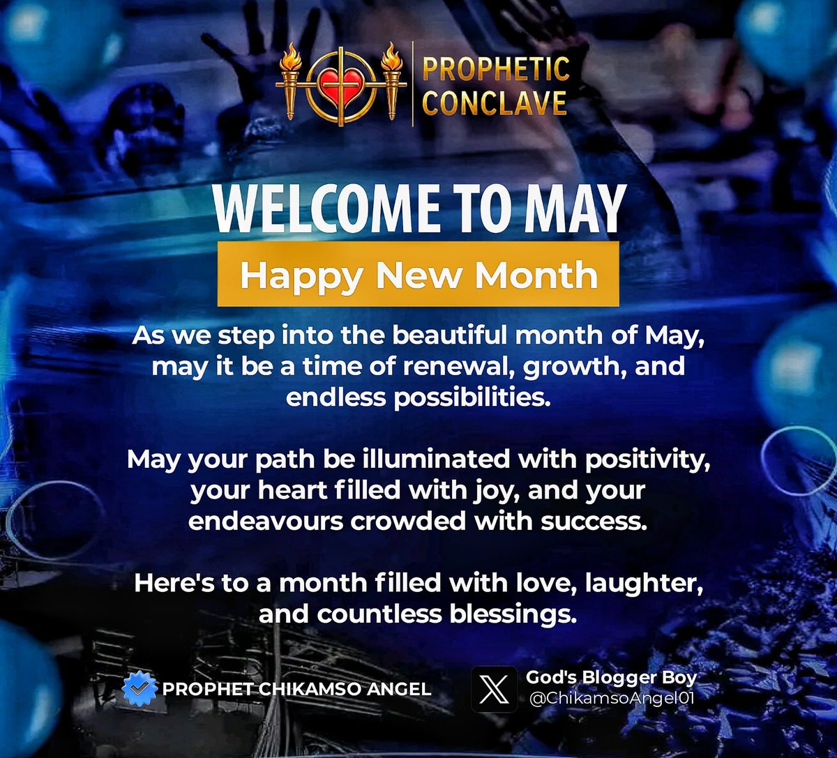 ChikamsoAngel01's tweet photo. Happy New Month MAY we be Blessed and called Highly Blessed of God 

~ Chikamso Angel https://t.co/eeS9wl4M6y