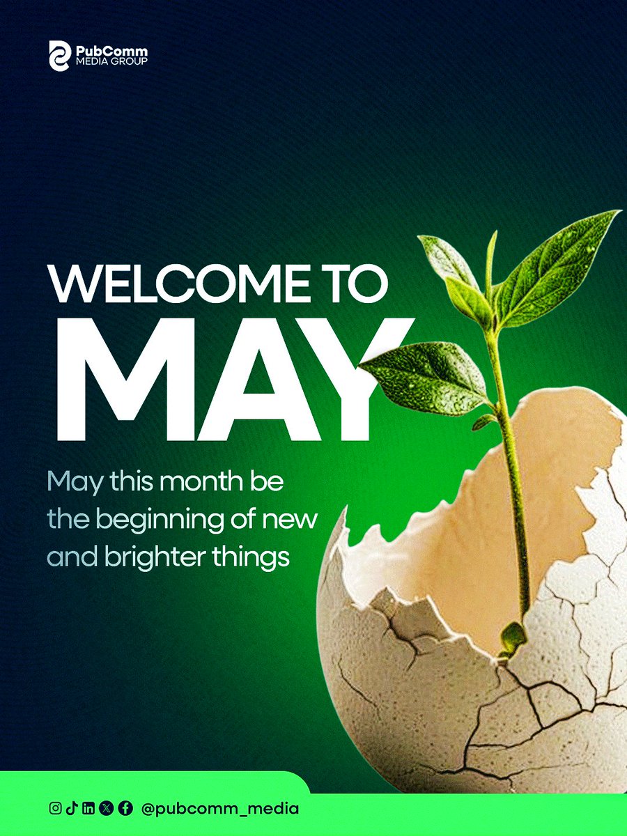 We believe every month is a fresh canvas for innovation and growth. 

May is all about growth and stepping into the light.

Let’s make this month the beginning of something brighter.

Wishing our community a productive and inspiring May. 

#pubcommmedia #newmonth