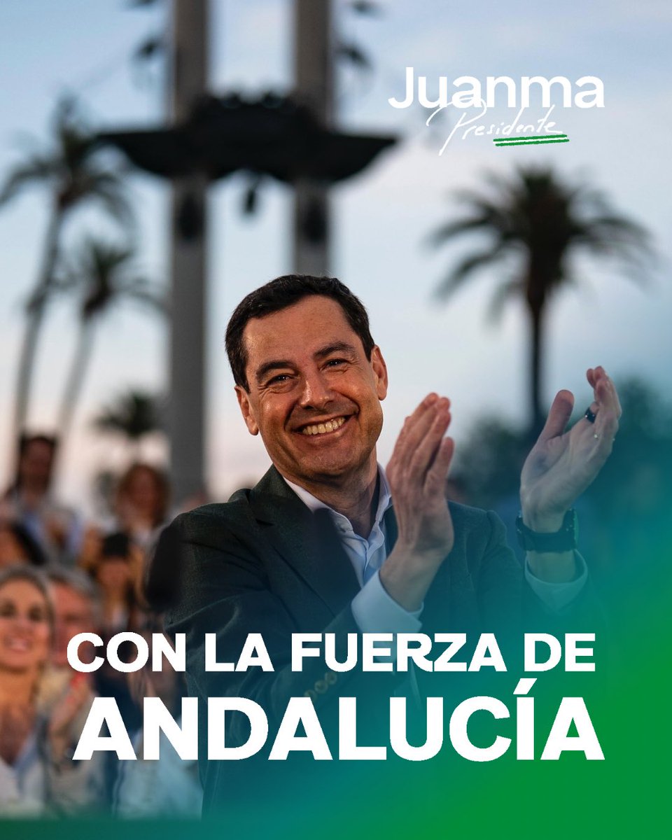 Juanmers_'s tweet photo. Hoy es el cumpleaños del mejor presidente que Andalucía podría tener 💚 

👏🏽 ¡Felicidades presidente, @JuanMa_Moreno!

#ConLaFuerzaDeAndalucía https://t.co/0QjCpigyAS