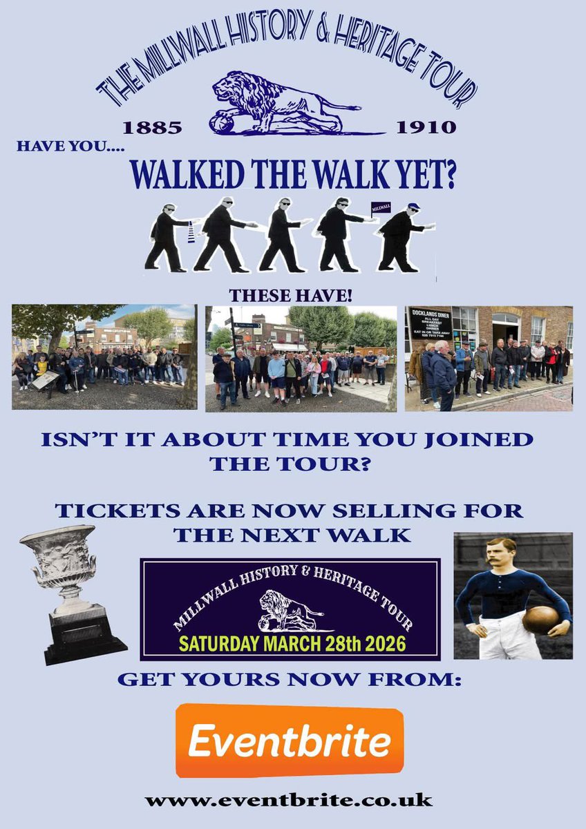 Millwall FC History & Heritage Tour (@MillwallTour) / Posts / X