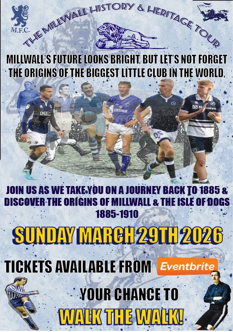 Millwall FC History & Heritage Tour (@MillwallTour) / Posts / X