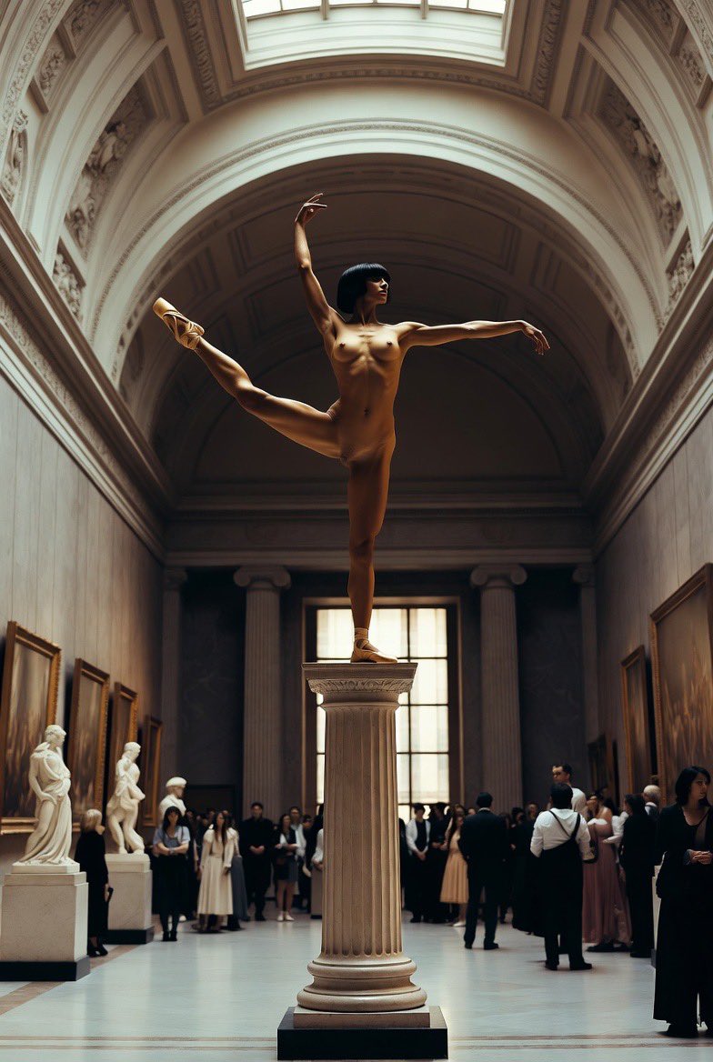 Valentin_Saric's tweet image. Strength, beauty, and masterpieces in conversation. The body as the ultimate exhibit. 🔥 #NudeArt #ContemporaryDance #ArtGallery