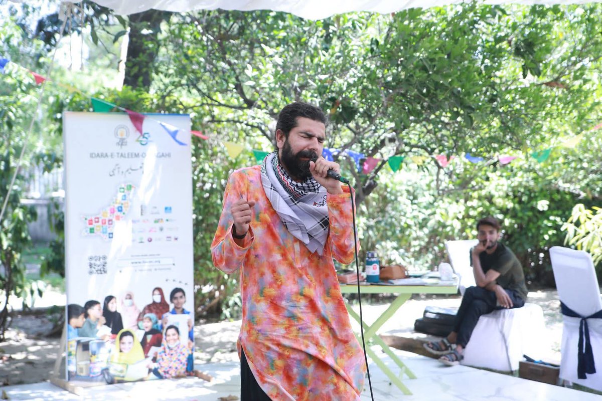 deepnowofficial's tweet photo. A wonderful storytelling session at #PLFLahore2026 

"مارکوپولو بھیڑ کے رکھوالے" by Waqas Manzoor from Deep Now captivated the audience with a powerful narrative, sparking imagination and meaningful reflection among participants.

#PLF2026 #PLFLahore #Storytelling  #DeepNow https://t.co/gZRrRw8Uyv