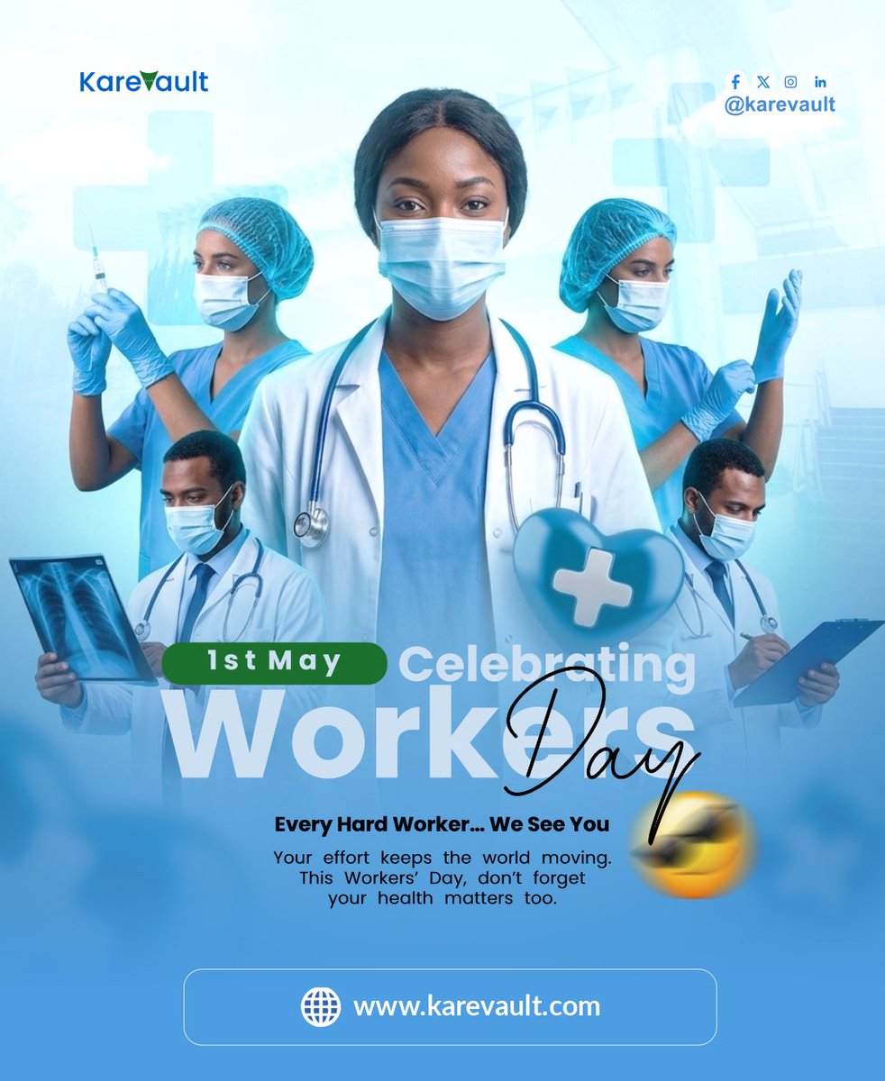At Karevault, we believe that every drop of sweat and every late night brainstorm is a step toward the future you deserve.

Happy Workers’ Day &amp; Happy New Month. 
#workersday