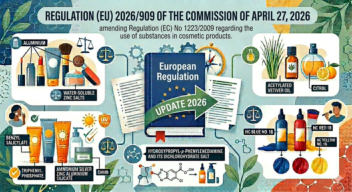 ERTC43393002's tweet image. Commission Regulation (EU) 2026/909 youtu.be/eH22URNJAro?si… via @YouTube #2026 #europe #ertc #cosmetics