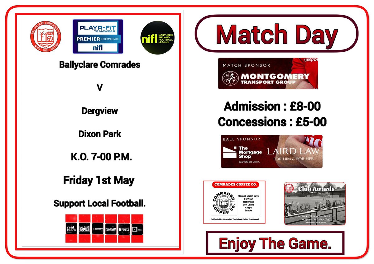 Ballyclare Comrades Fans tweet media