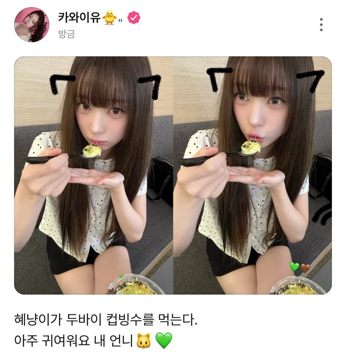 hitgshr's tweet photo. 쪼꼬즈 귀여워 미치겠다 https://t.co/838bz3nnGz