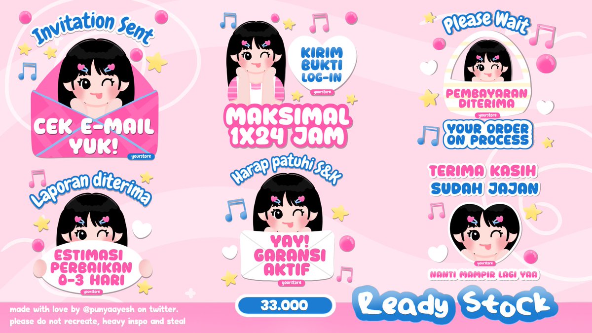 ayesh` layout chibi tweet media